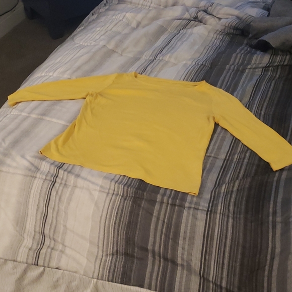 Talbots Tops - Talbots yellow t-shirt